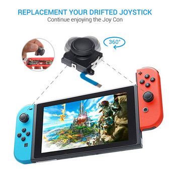 Ανταλλακτικό Joycon Joystick Thumb Stick Repair Kit για Nintendo Switch 3D Joystick Analog Sticks NS Lite Controller Repair Tool