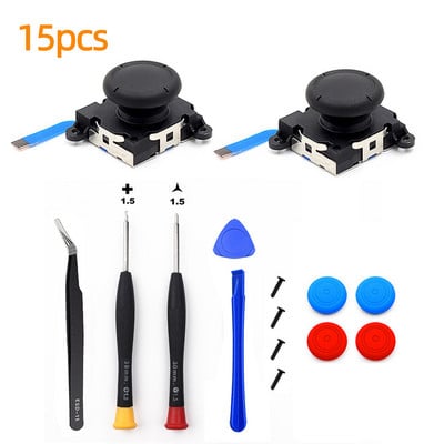 Kit de reparare a stick-ului de degetare Joycon Joystick de schimb pentru Joystick-uri 3D Stick analogice Nintendo Switch Instrument de reparare a controlerului NS Lite