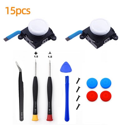 Kit de reparare a stick-ului de degetare Joycon Joystick de schimb pentru Joystick-uri 3D Stick analogice Nintendo Switch Instrument de reparare a controlerului NS Lite