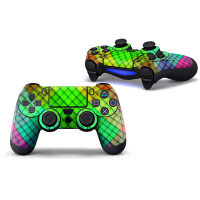 Za PS4/Playstation 4/Slim/Pro kontroler 1 KOM Znanstveno-fantastični stil PVC kožna vinilna naljepnica Preklopna naljepnica Zaštitna naljepnica otporna na prašinu