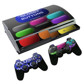 Αυτοκόλλητο Skin Sticker για PS3 Fat PlayStation 3 Console and Controllers for PS3 Fat Skins Sticker Vinyl - Custom Design