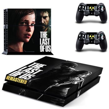 нов the last of us decal PS4 Skin Sticker за Sony Playstation 4 Console защитно фолио +2Pcs Controllers 11 pattern