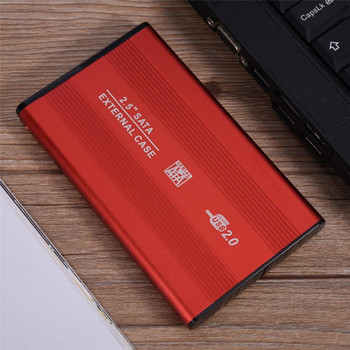 Външен USB 2.0 2,5-инчов SATA SSD HDD корпус Калъф за мобилен твърд диск Кутия Аксесоари за игри