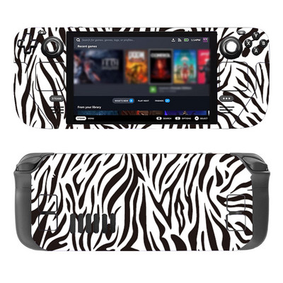 „Steam Deck Leopard Print“ PVC odos vinilo lipduko lipduko dangtelis nuo įbrėžimų, dulkėms atsparus