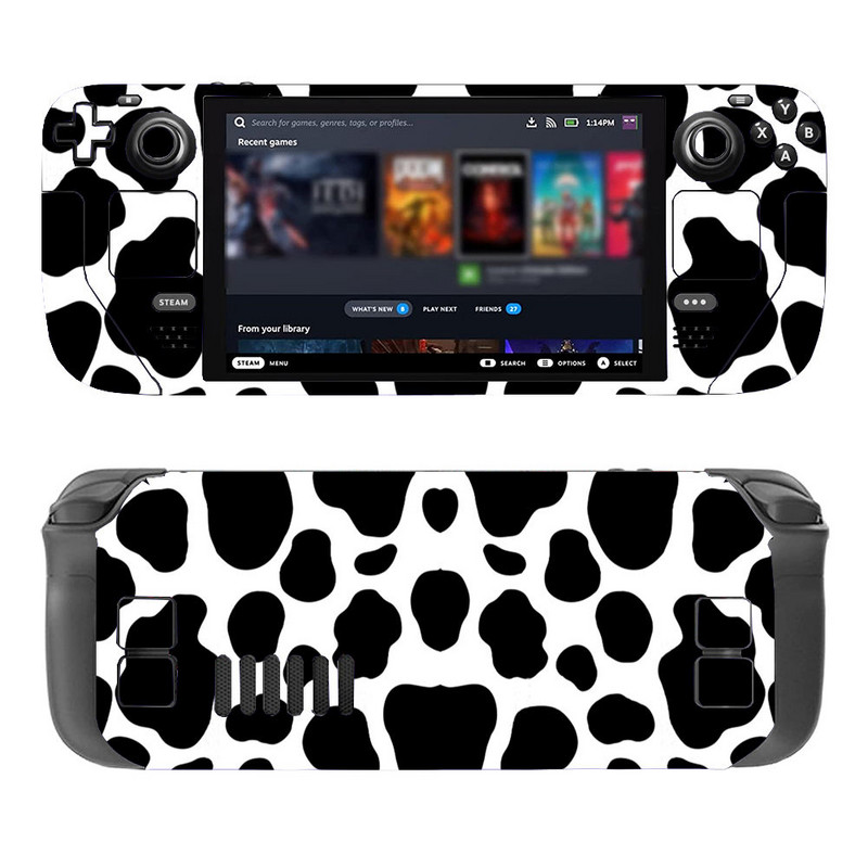 „Steam Deck Leopard Print“ PVC odos vinilo lipduko lipduko dangtelis nuo įbrėžimų, dulkėms atsparus