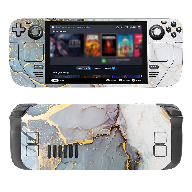 Gőzfedélzethez Gyönyörű márványozott PVC bőrű vinil matrica matrica karcolásgátló porálló védő