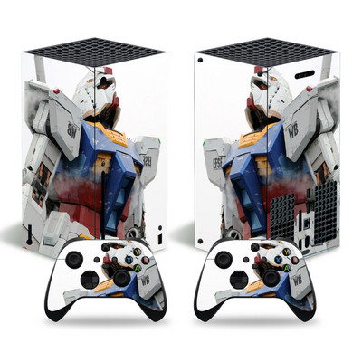 Gundam dizajn za xbox seriju X naljepnica kože za xbox seriju X pvc maske za xbox seriju X vinilna naljepnica za naljepnicu kože XSX