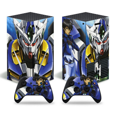 Gundam dizajn za xbox seriju X naljepnica kože za xbox seriju X pvc maske za xbox seriju X vinilna naljepnica za naljepnicu kože XSX