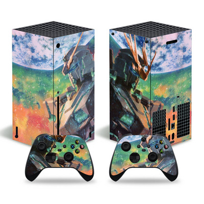 Gundam dizajn za xbox seriju X naljepnica kože za xbox seriju X pvc maske za xbox seriju X vinilna naljepnica za naljepnicu kože XSX
