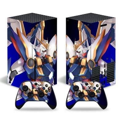 Gundam dizajn za xbox seriju X naljepnica kože za xbox seriju X pvc maske za xbox seriju X vinilna naljepnica za naljepnicu kože XSX