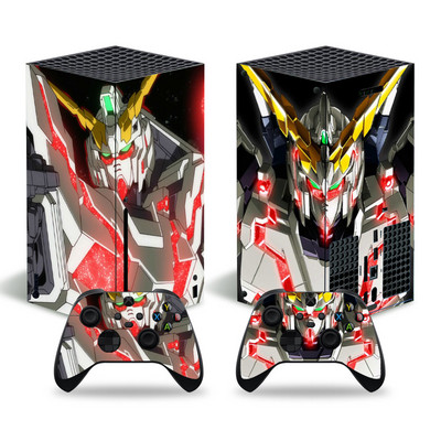 Gundam dizajn za xbox seriju X naljepnica kože za xbox seriju X pvc maske za xbox seriju X vinilna naljepnica za naljepnicu kože XSX