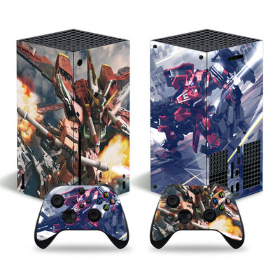 Gundam dizajn za xbox seriju X naljepnica kože za xbox seriju X pvc maske za xbox seriju X vinilna naljepnica za naljepnicu kože XSX