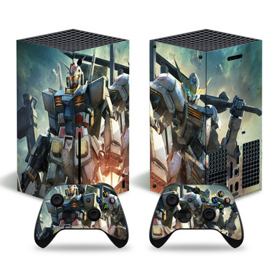 Gundam dizajn za xbox seriju X naljepnica kože za xbox seriju X pvc maske za xbox seriju X vinilna naljepnica za naljepnicu kože XSX