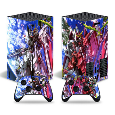 Gundam dizajn za xbox seriju X naljepnica kože za xbox seriju X pvc maske za xbox seriju X vinilna naljepnica za naljepnicu kože XSX