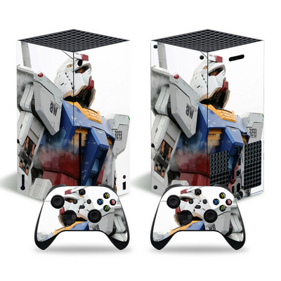 Gundam dizajn za xbox seriju X naljepnica kože za xbox seriju X pvc maske za xbox seriju X vinilna naljepnica za naljepnicu kože XSX