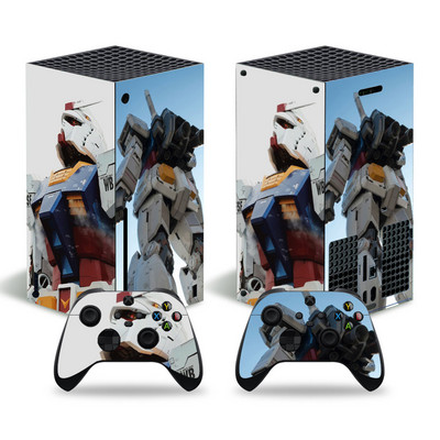 Gundam dizajn za xbox seriju X naljepnica kože za xbox seriju X pvc maske za xbox seriju X vinilna naljepnica za naljepnicu kože XSX