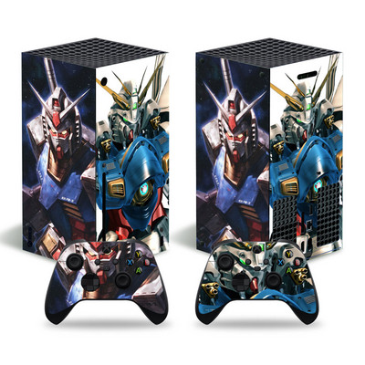 Gundam dizajn za xbox seriju X naljepnica kože za xbox seriju X pvc maske za xbox seriju X vinilna naljepnica za naljepnicu kože XSX