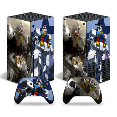 Gundam dizajn za xbox seriju X naljepnica kože za xbox seriju X pvc maske za xbox seriju X vinilna naljepnica za naljepnicu kože XSX