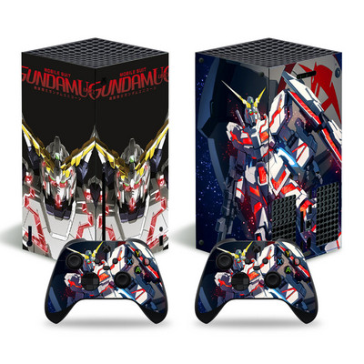 Gundam dizajn za xbox seriju X naljepnica kože za xbox seriju X pvc maske za xbox seriju X vinilna naljepnica za naljepnicu kože XSX