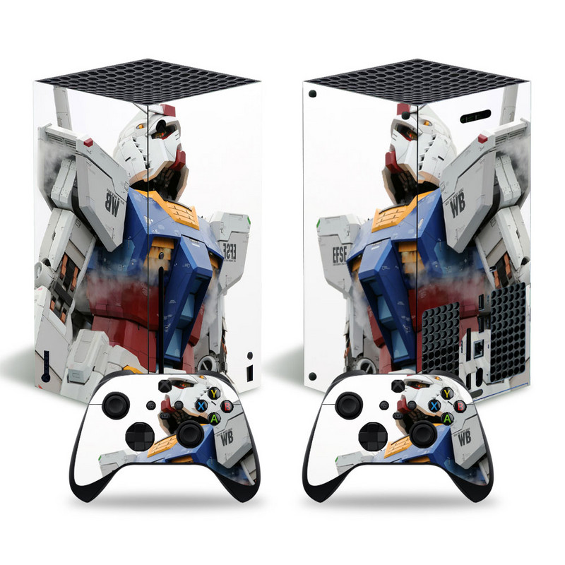 Gundam dizajn za xbox seriju X naljepnica kože za xbox seriju X pvc maske za xbox seriju X vinilna naljepnica za naljepnicu kože XSX