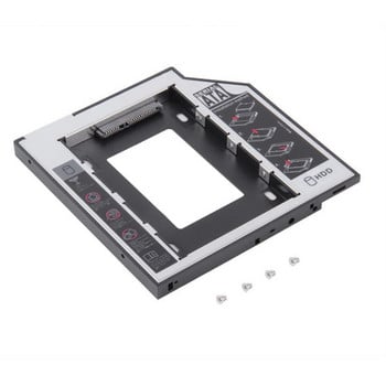 2nd HDD Caddy 12.7mm/9.5mm Optibay SATA 3.0 2.5 SSD твърд диск HDD кутия/кутия/кутия за лаптоп CD-ROM адаптер за HDD