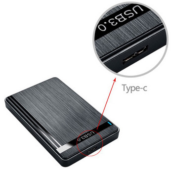 Кутия за твърд диск Универсално съхранение на данни с ниска консумация на енергия 5Gbps 2,5 инча SATA към USB 3.0 Външен твърд диск Кутия SSD кутия