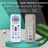 1000 az 1-ben univerzális vezeték nélküli távirányító K 1028E AC digitális LCD energiafogyasztás levegő légkondicionáló távirányító légkondicionálóhoz