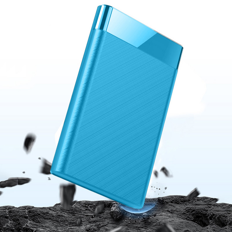 2,5 hüvelykes HDD SSD tok USB 3.0 - SATA merevlemez doboz 5 Gbps SD lemezház HDD külső merevlemez ház notebook asztali számítógéphez