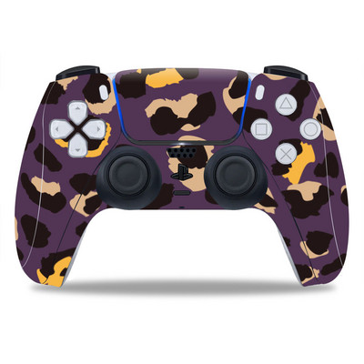 Leopard print dizajn za PS5 Controller Skin Naljepnica Za PS5 Gamepad Joystick maske za PS5 Controllers Controller pvc naljepnica