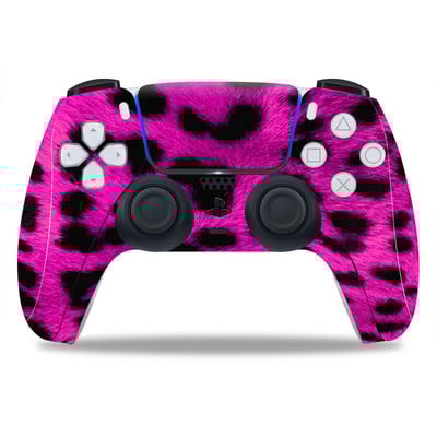 Leopard print dizajn za PS5 Controller Skin Naljepnica Za PS5 Gamepad Joystick maske za PS5 Controllers Controller pvc naljepnica