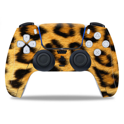 Leopard print dizajn za PS5 Controller Skin Naljepnica Za PS5 Gamepad Joystick maske za PS5 Controllers Controller pvc naljepnica