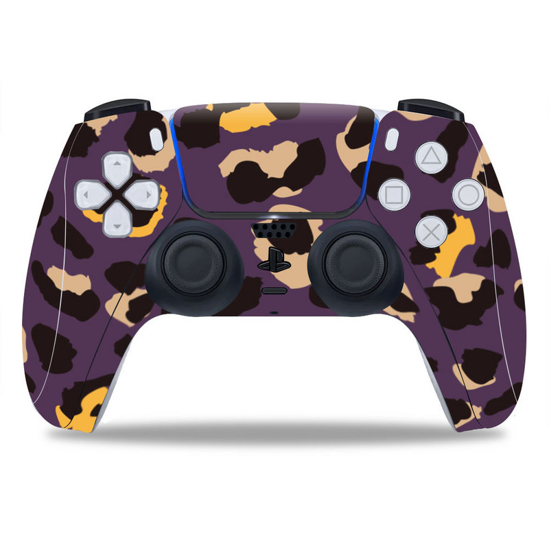 Leopard print dizajn za PS5 Controller Skin Naljepnica Za PS5 Gamepad Joystick maske za PS5 Controllers Controller pvc naljepnica