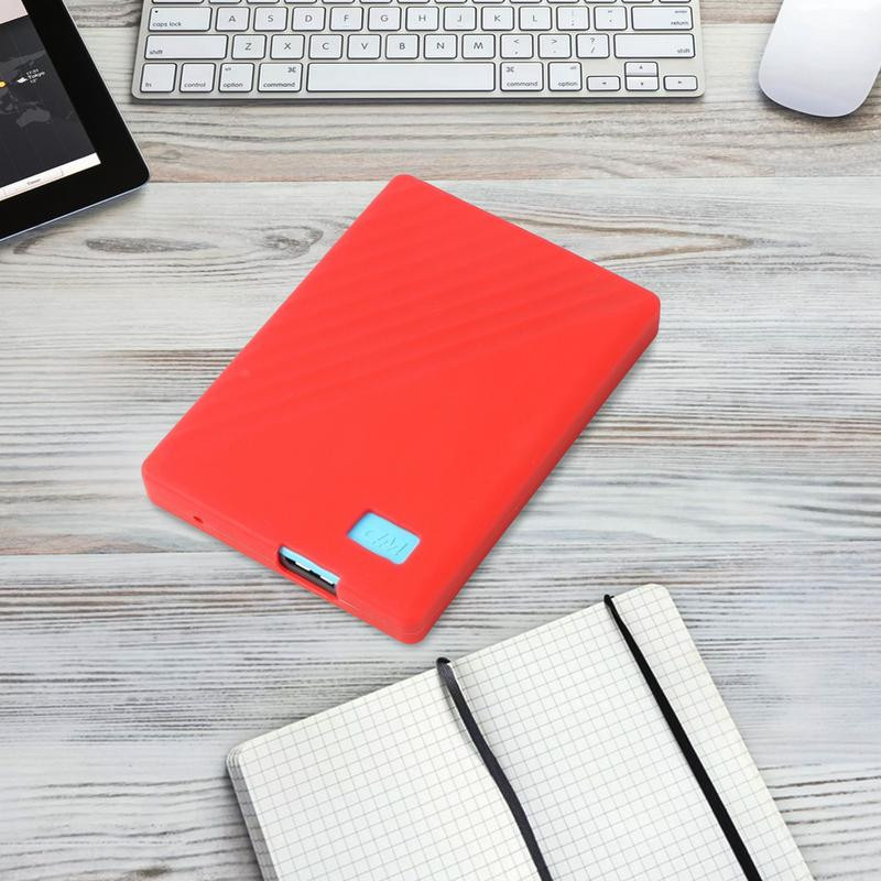 Mobiilse kõvaketta silikoonist ümbris ülitäpne lõikamine kaasaskantava kõvaketta kaitseümbris täiskaanega raputuskindel