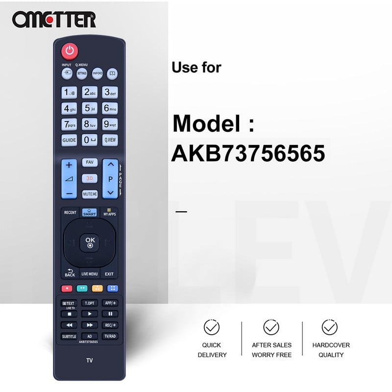 AKB73756565 Alkalmas LG Smart TV távirányítóhoz 55LY570H 47LA6200 50LA6205 60LA6205 42LA6200 55LM8600 47LA6200-UA 60LM8600