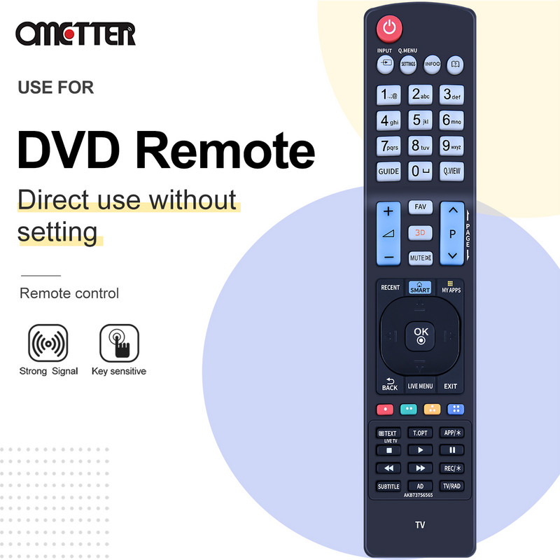 AKB73756565 Alkalmas LG Smart TV távirányítóhoz 55LY570H 47LA6200 50LA6205 60LA6205 42LA6200 55LM8600 47LA6200-UA 60LM8600