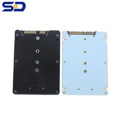 NGFF M.2 SATA adapterio kietojo disko dėžutės korpusas MSATA išorinis SSD dėklas Mini SSD Į 2,5" SATA3 keitiklio adapterio kortelė staliniam kompiuteriui