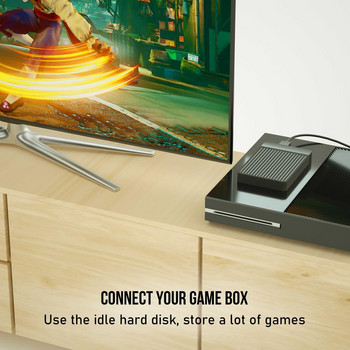 Εξαιρετικά λεπτό συμπαγές USB3.0 Εξωτερικό κουτί περιβλήματος σκληρού δίσκου SSD Case Plug Play HDD Box Αποτελεσματικά αξεσουάρ υπολογιστή