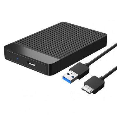 Εξαιρετικά λεπτό συμπαγές USB3.0 Εξωτερικό κουτί περιβλήματος σκληρού δίσκου SSD Case Plug Play HDD Box Αποτελεσματικά αξεσουάρ υπολογιστή