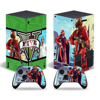 GTA дизайн за xbox series X Стикер за кожа за xbox series X pvc кожи за xbox series X винилов стикер за XSX стикер за кожа