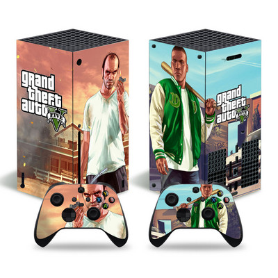 GTA dizajn za xbox seriju X naljepnica kože za xbox seriju X pvc maske za xbox seriju X vinilna naljepnica za naljepnicu kože XSX