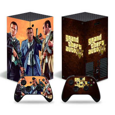 GTA dizajn za xbox seriju X naljepnica kože za xbox seriju X pvc maske za xbox seriju X vinilna naljepnica za naljepnicu kože XSX