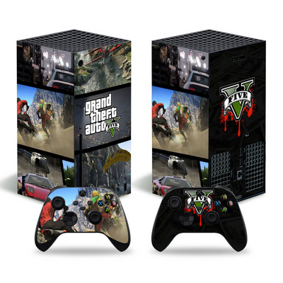 GTA dizajn za xbox seriju X naljepnica kože za xbox seriju X pvc maske za xbox seriju X vinilna naljepnica za naljepnicu kože XSX