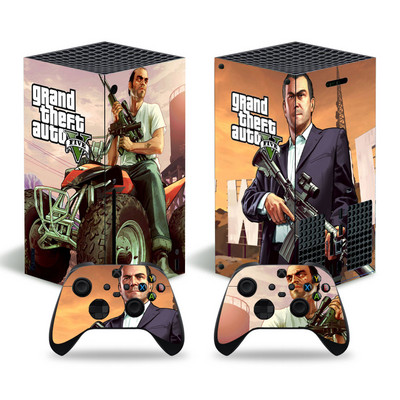 GTA dizajn za xbox seriju X naljepnica kože za xbox seriju X pvc maske za xbox seriju X vinilna naljepnica za naljepnicu kože XSX