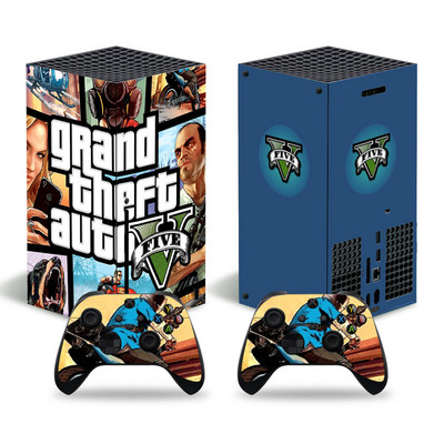 GTA dizajn za xbox seriju X naljepnica kože za xbox seriju X pvc maske za xbox seriju X vinilna naljepnica za naljepnicu kože XSX