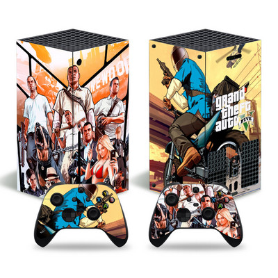 GTA dizajn za xbox seriju X naljepnica kože za xbox seriju X pvc maske za xbox seriju X vinilna naljepnica za naljepnicu kože XSX