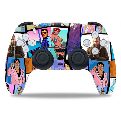 Vrući dizajn za PS5 Controller Skin Naljepnica za PS5 Gamepad Joystick maske za PS5 Controllers Controller pvc naljepnica