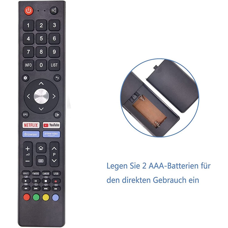 Csere távirányító a Changhong orrbeállításhoz Univerzális Changhong távirányító Netflix Youtube gombbal