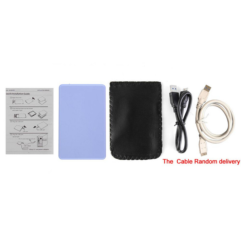 2,5 hüvelykes USB 3.0 HDD tok támogatása 1 TB HDD merevlemez doboz USB 3.0 külső ház tárolótokok 2,5 hdd tok biztonsági dokkoló