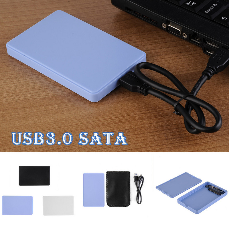 2,5 hüvelykes USB 3.0 HDD tok támogatása 1 TB HDD merevlemez doboz USB 3.0 külső ház tárolótokok 2,5 hdd tok biztonsági dokkoló