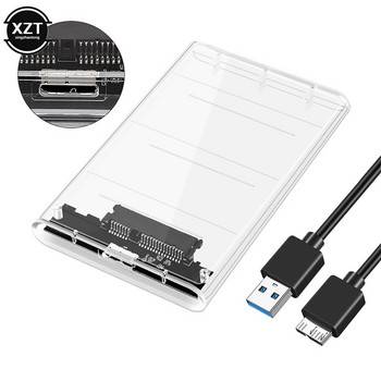 Φορητό κιβώτιο σκληρού δίσκου φορητού Sata3 σε USB με διπλές ενδείξεις Led Αντικραδασμικό Ssd Solid State Mechanical Disk Box